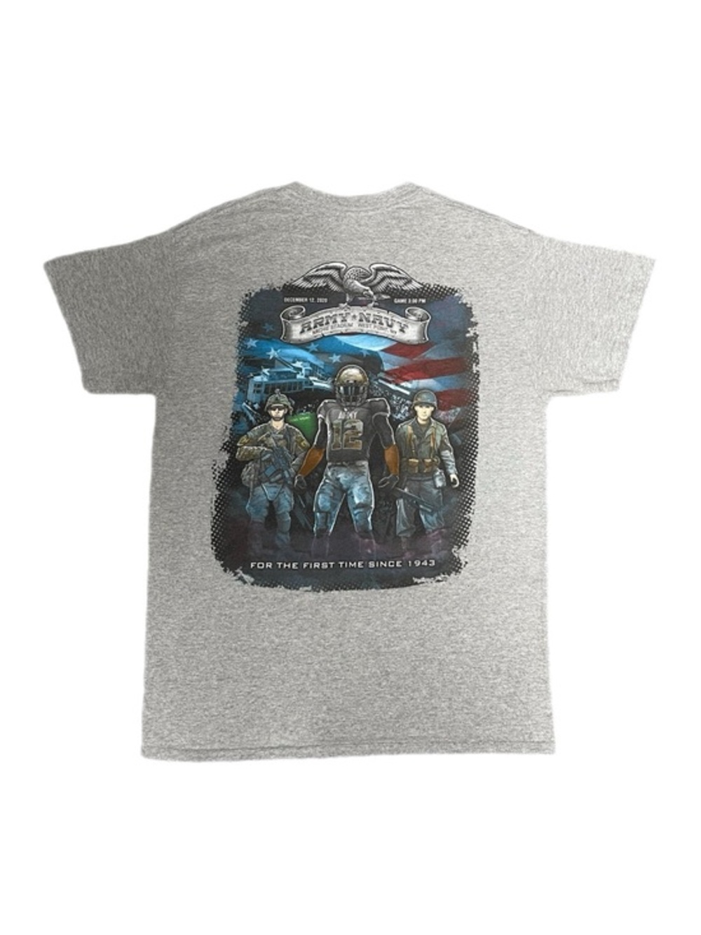Mens ARMY vs. NAVY Football Front/Back Graphic Tee